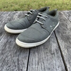 Under Armour Street Encounter Shoes Mens Size 9 Green Denim Sneakers UA Comfort